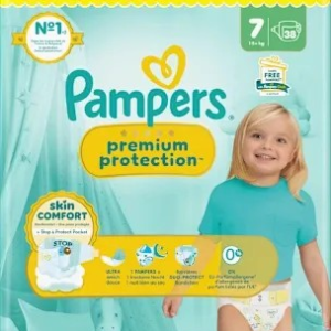 Windeln Premium Protection Gr. 7 XL (15+ kg) Big Pack, 38 St