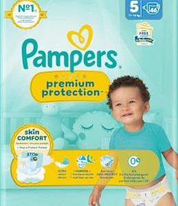 Windeln Premium Protection Gr.5 Junior (11-16 kg), Big Pack, 46 St