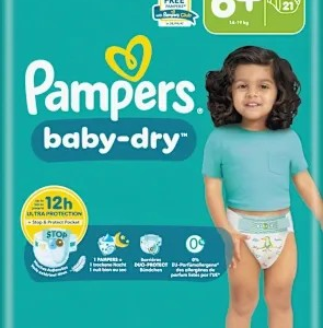 Windeln Baby Dry Gr. 6+ XL (14-19 kg), 21 St
