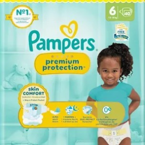 Windeln Premium Protection Gr.6 Extra Large (13-18 kg), Big Pack, 40 St