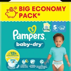 Windeln Baby Dry Gr. 5 Junior (11-16 kg) Big Pack, 54 St