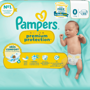 Windeln Premium Protection Gr.0 Micro (bis 3 kg), 22 St